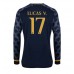 Real Madrid Lucas Vazquez #17 Voetbalkleding Uitshirt 2023-24 Lange Mouwen